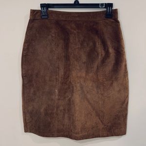 Vintage Suede Skirt